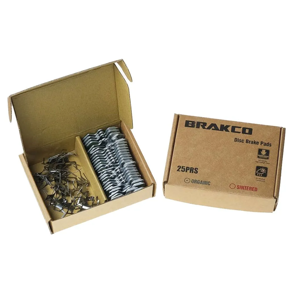BRAKCO Silent Mineral Shimano Deore Skivbromsbelägg 25 Enheter, Multicolor, One Size BRAKCO Silent Mineral Shimano Deore Skivbromsbelägg 25 Enheter, Multicolor, One Size