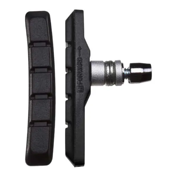BRAKCO V-brake Fälgbromsbelägg 25 Par, Black, 72mm BRAKCO V-brake Fälgbromsbelägg 25 Par, Black, 72mm