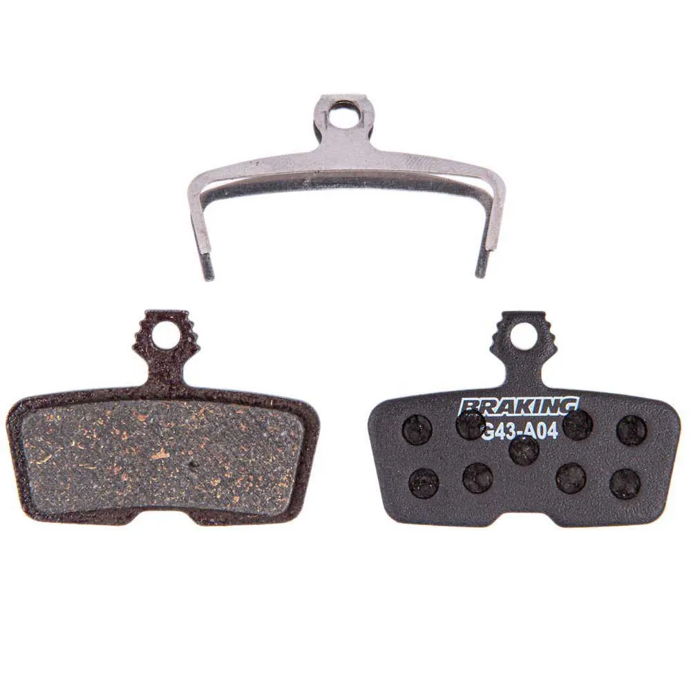 BRAKING Avid Code 2011 Organiska Skivbromsbelägg 20 Par, Black, One Size