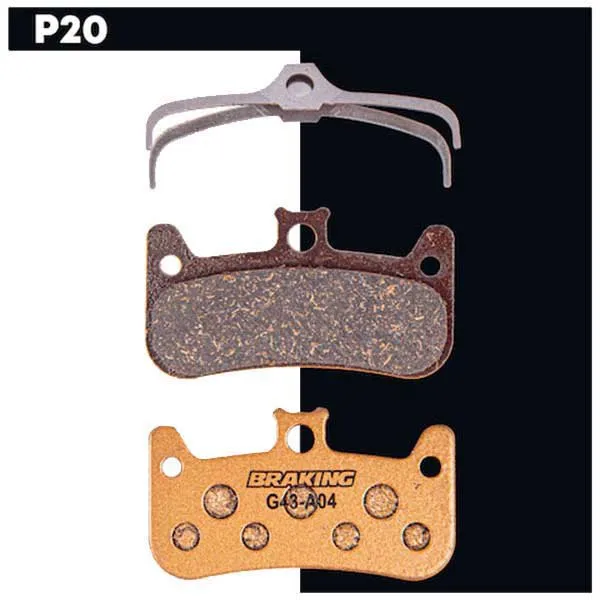 BRAKING Avid-code Sintradbromsbelägg, Gold, One Size BRAKING Avid-code Sintradbromsbelägg, Gold, One Size