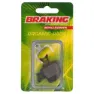 BRAKING Formula Oro Organiska Skivbromsbelägg, Black, One Size