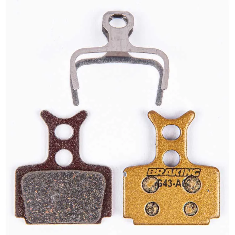 BRAKING Formula The One Metalliska Kolfiberbromsbelägg, Gold, One Size