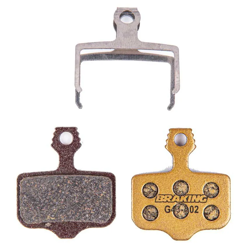 BRAKING Incas/avid Elixir/sram Level T-tl Metalliska Kolfiberbromsbelägg, Gold, One Size BRAKING Incas/avid Elixir/sram Level T-tl Metalliska Kolfiberbromsbelägg, Gold, One Size