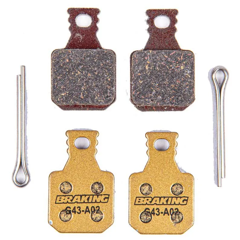 BRAKING Magura Mt5/mt7 Metalliska Kolfiberbromsbelägg 2 Par, Gold, One Size BRAKING Magura Mt5/mt7 Metalliska Kolfiberbromsbelägg 2 Par, Gold, One Size