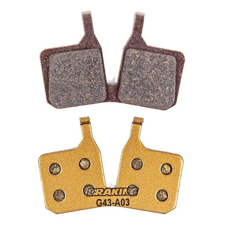 BRAKING Magura Mt5/mt7 Metalliska Kolfiberbromsbelägg, Gold, One Size