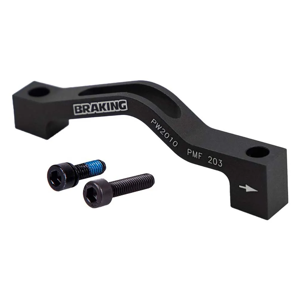 BRAKING Pm180-pm203 Skivbromsoksadapter, Black, One Size BRAKING Pm180-pm203 Skivbromsoksadapter, Black, One Size