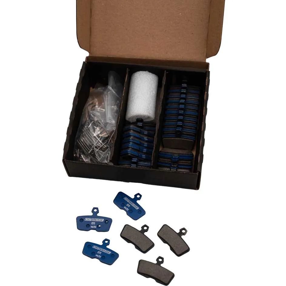 BRAKING Race World Cup Avid/sram Code 2011 Sintradbromsbelägg 25 Par, Blue, One Size