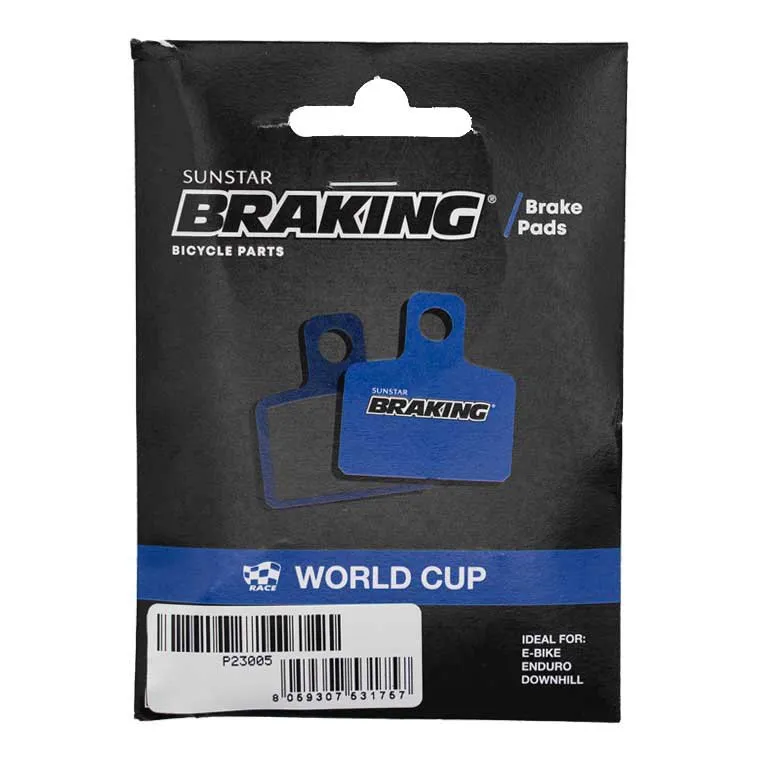 BRAKING Race World Cup F.i.r.s.t./incas 2.0/shimano Deore Sintradbromsbelägg, Blue, One Size BRAKING Race World Cup F.i.r.s.t./incas 2.0/shimano Deore Sintradbromsbelägg, Blue, One Size