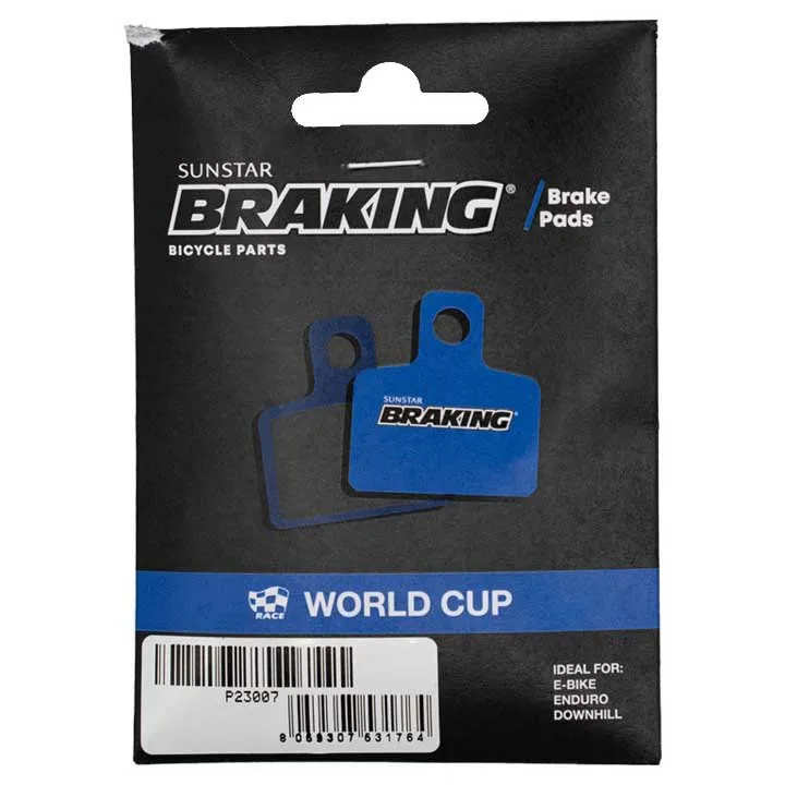 BRAKING Race World Cup Shimano Saint 2010 Sintradbromsbelägg, Blue, One Size