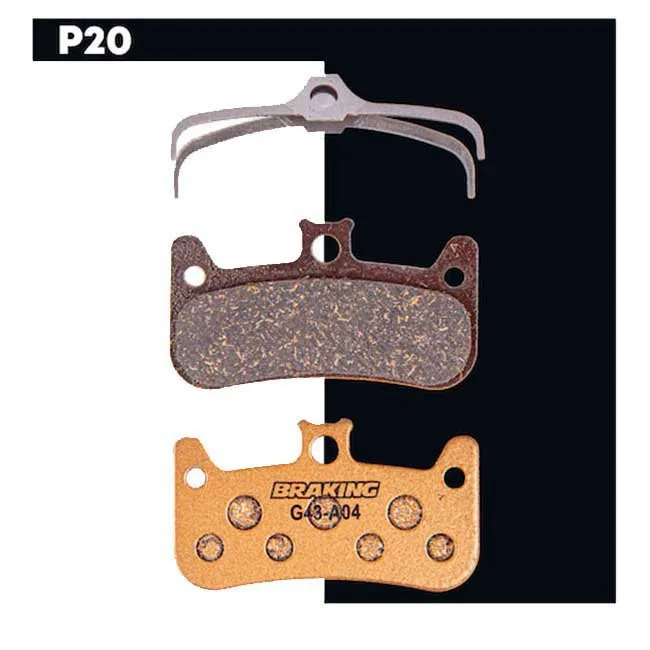 BRAKING Shimano Xtr Sintradbromsbelägg, Gold, One Size BRAKING Shimano Xtr Sintradbromsbelägg, Gold, One Size
