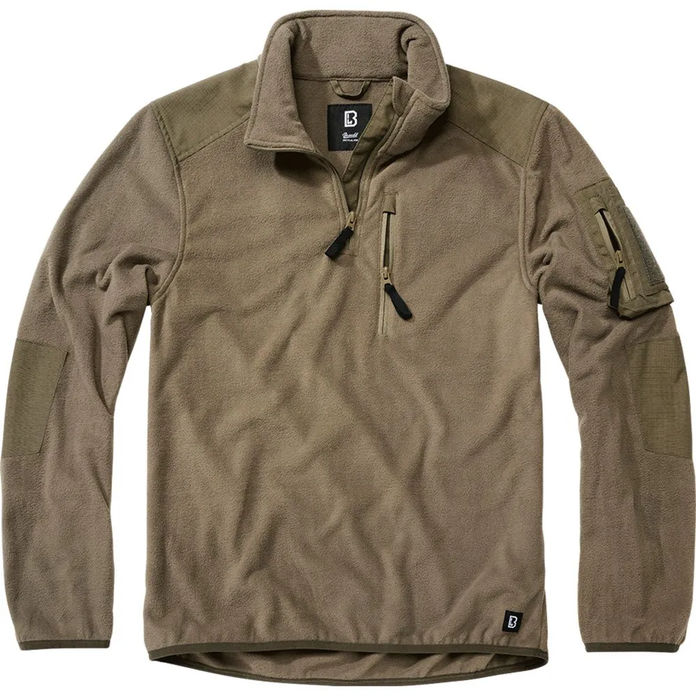 Brandit Troyer Ripstop Fleece Med Halv Dragkedja