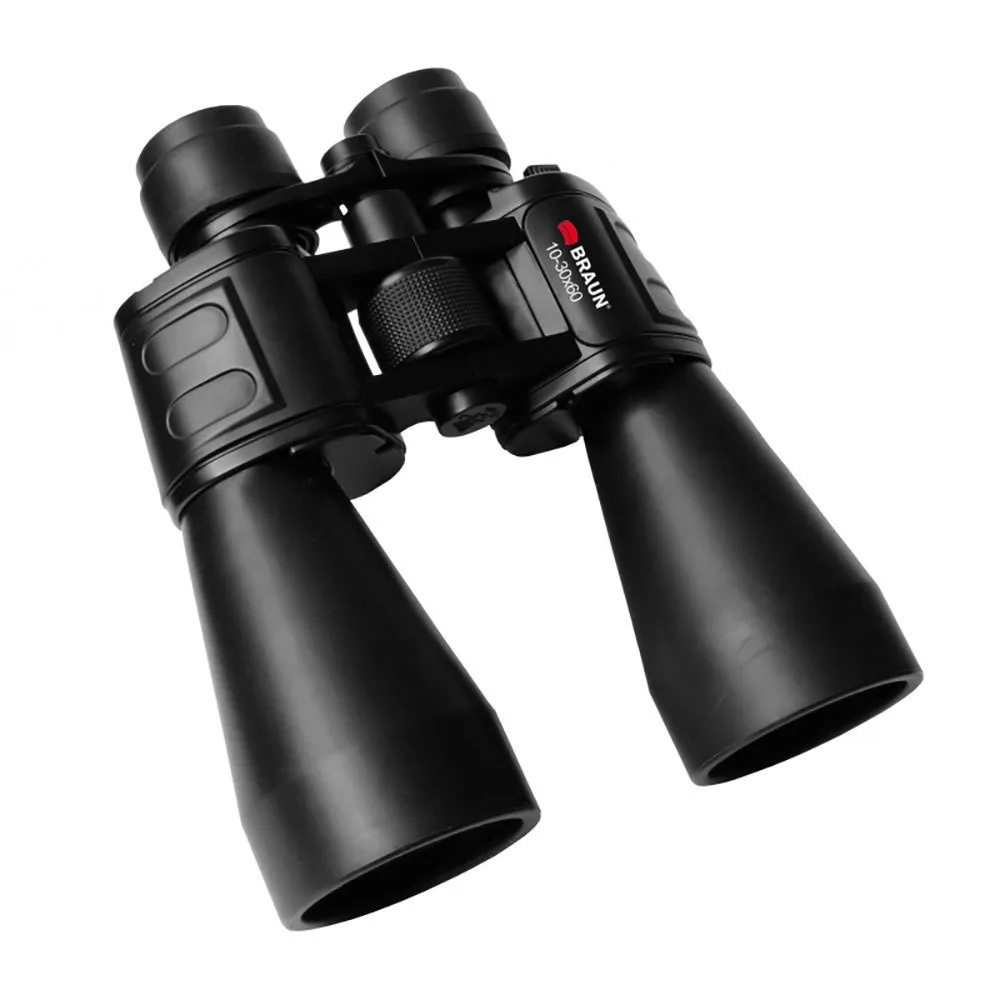 Braun Photo 10-30x60 Zoom Kikare, Black, One Size