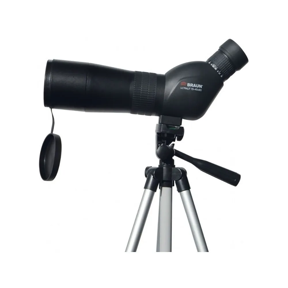 Braun Photo Ultralit Spektiv 15-45x60 Kikare, Black, One Size