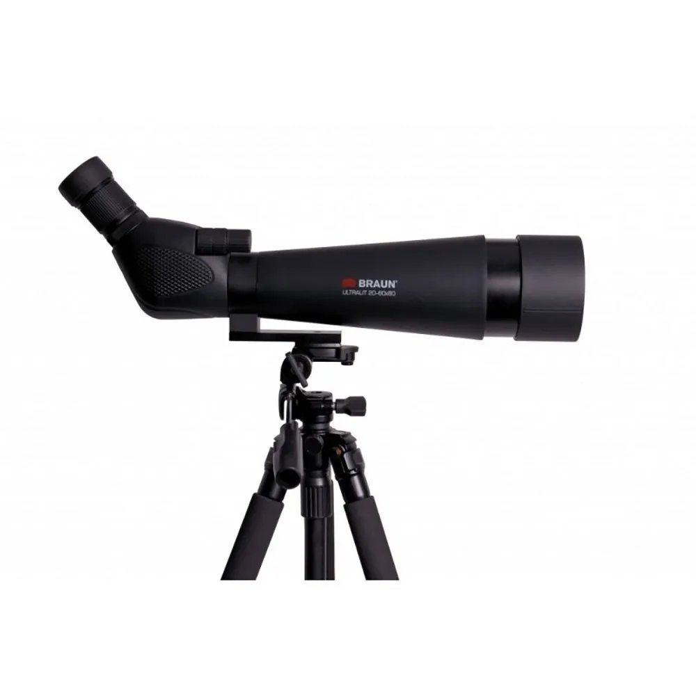 Braun Photo Ultralit Spektiv 20-60x80 Kikare, Black, One Size