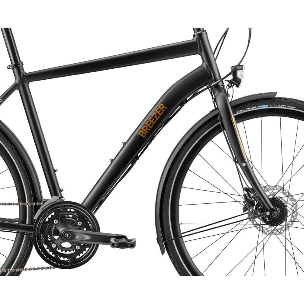 Breezer Liberty R2.3+ Altus 2022 Cykel, Satin black / gold, M