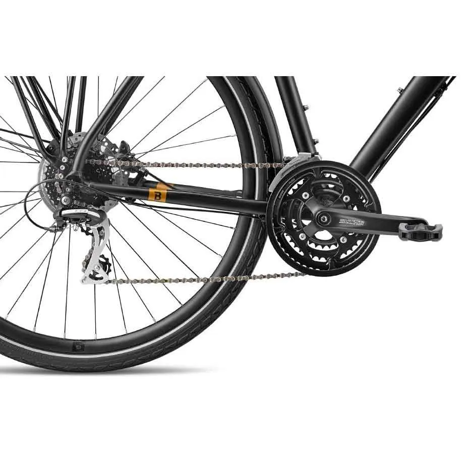 Breezer Liberty R2.3+ Altus 2022 Cykel, Satin black / gold, M