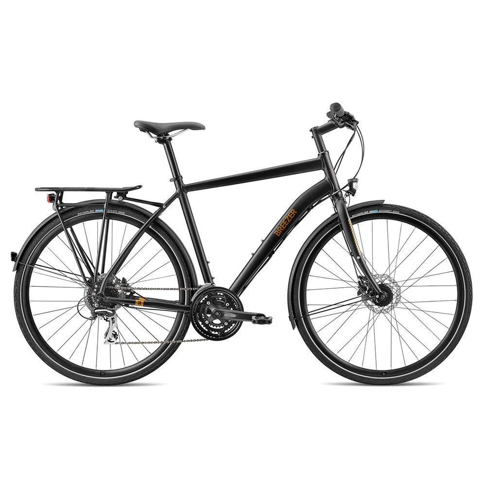Breezer Liberty R2.3+ Altus 2022 Cykel, Satin black / gold, M