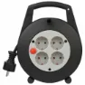 Brennenstuhl 1092200 4 Outlets With Circuit Breaker 5 M Kabeltrumma, Black, One Size
