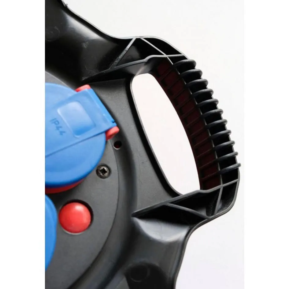 Brennenstuhl Reel-x-gum 3 Outlets 10 M Kabeltrumma, Black, One Size Brennenstuhl Reel-x-gum 3 Outlets 10 M Kabeltrumma, Black, One Size