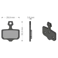 Brenta Ciclo Elixir 9/7/cr/xx/t/tl Avid/sram Sintradbromsbelägg Brenta Ciclo Elixir 9/7/cr/xx/t/tl Avid/sram Sintradbromsbelägg