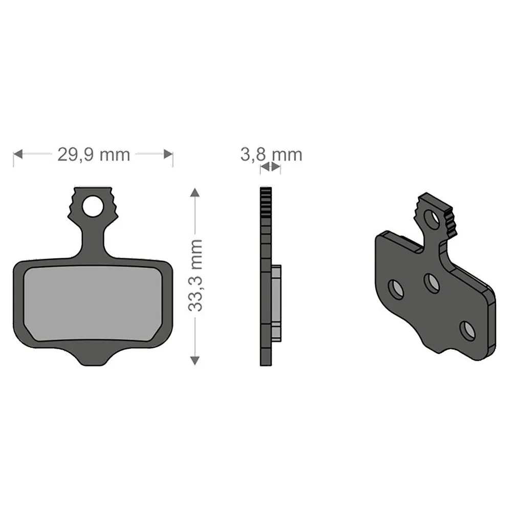 Brenta Ciclo Elixir 9/7/cr/xx/t/tl Avid/sram Sintradbromsbelägg, Black / silver, One Size Brenta Ciclo Elixir 9/7/cr/xx/t/tl Avid/sram Sintradbromsbelägg, Black / silver, One Size