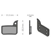 Brenta Ciclo Hrd/etap/ultimate/tlm Sram Sintradbromsbelägg Brenta Ciclo Hrd/etap/ultimate/tlm Sram Sintradbromsbelägg