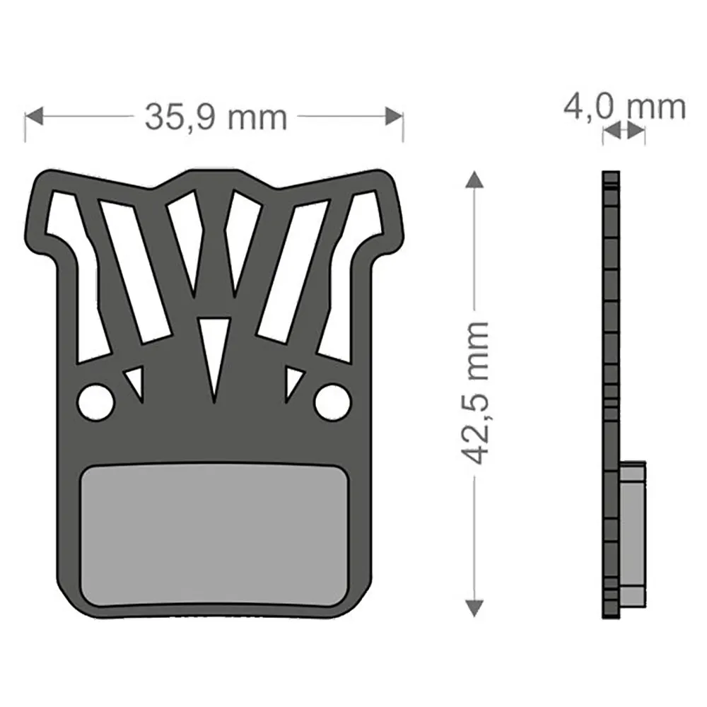Brenta Ciclo Light Tech Hrd/etap/level Ultimate/tlm Sram Skivbromsbelägg, Black / silver, One Size Brenta Ciclo Light Tech Hrd/etap/level Ultimate/tlm Sram Skivbromsbelägg, Black / silver, One Size