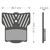 Brenta Ciclo Light Tech Mt2-8 Disk Magura Skivbromsbelägg