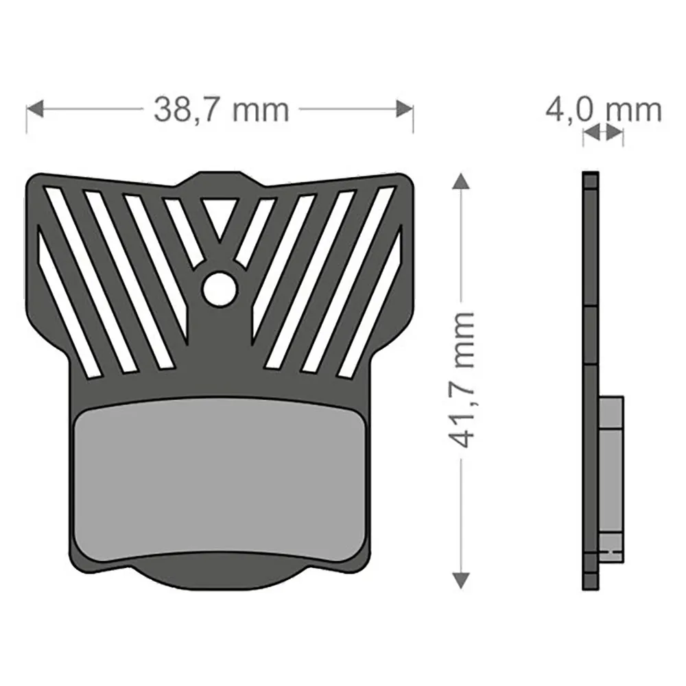 Brenta Ciclo Light Tech Mt2-8 Disk Magura Skivbromsbelägg, Black / silver, One Size Brenta Ciclo Light Tech Mt2-8 Disk Magura Skivbromsbelägg, Black / silver, One Size