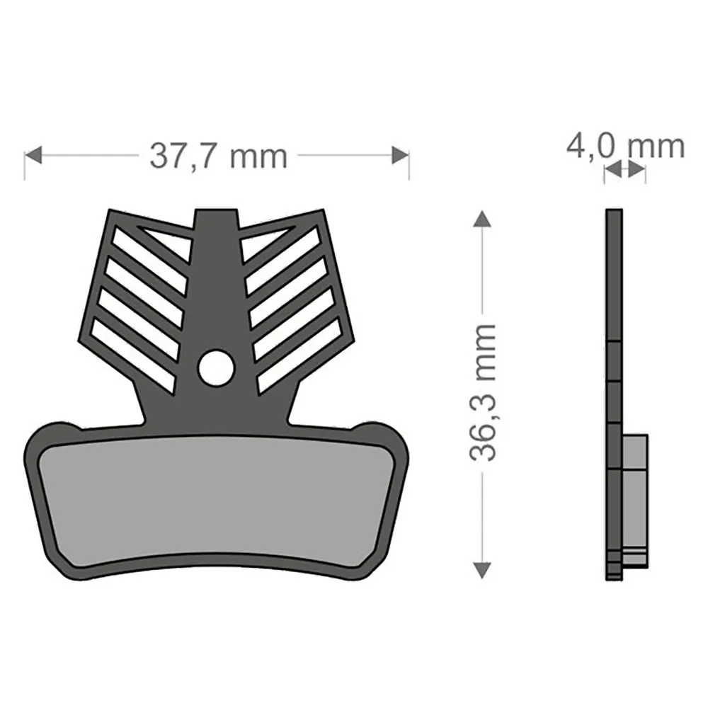 Brenta Ciclo Light Tech Xo-elixir Trail/rsc/r/t Avid/sram Skivbromsbelägg, Black / silver, One Size Brenta Ciclo Light Tech Xo-elixir Trail/rsc/r/t Avid/sram Skivbromsbelägg, Black / silver, One Size
