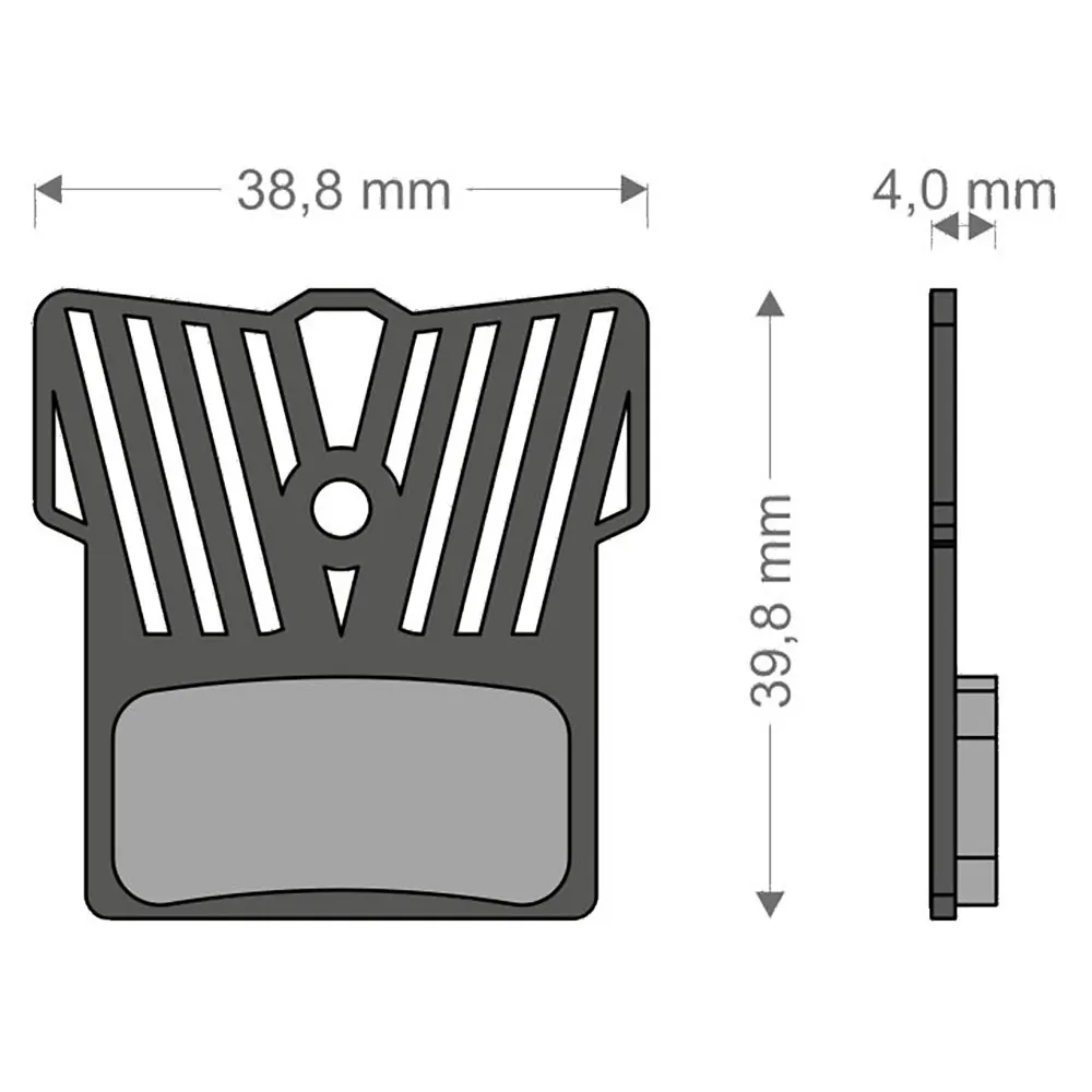 Brenta Ciclo Light Tech Xtr/k-force/mcx1 Shimano/fsa/rever Skivbromsbelägg, Black / silver, One Size Brenta Ciclo Light Tech Xtr/k-force/mcx1 Shimano/fsa/rever Skivbromsbelägg, Black / silver, One Size