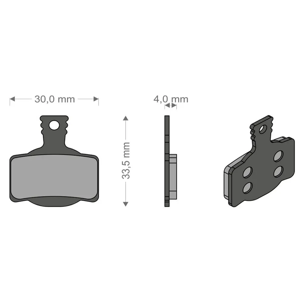 Brenta Ciclo Mt2-8/road Disk Magura/campagnolo Sintradbromsbelägg, Black / silver, One Size
