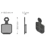 Brenta Ciclo Performance Tech Mt5/mt7 Magura (4 Pieces) Skivbromsbelägg, Black / silver, One Size
