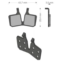 Brenta Ciclo Performance Tech Mt5/mt7 Magura Skivbromsbelägg Brenta Ciclo Performance Tech Mt5/mt7 Magura Skivbromsbelägg