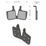 Brenta Ciclo Performance Tech Mt5/mt7 Magura Skivbromsbelägg, Black / silver, One Size