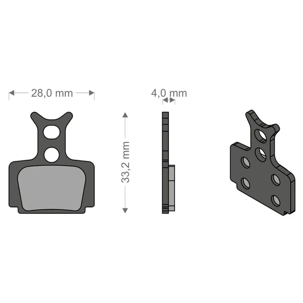 Brenta Ciclo T1 Racing/r1/mega/rx/cura Formula Sintradbromsbelägg, Black / silver, One Size Brenta Ciclo T1 Racing/r1/mega/rx/cura Formula Sintradbromsbelägg, Black / silver, One Size