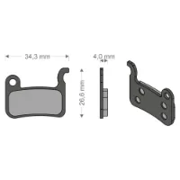 Brenta Ciclo Xtr/deore/saint/dash Shimano/trp Sintradbromsbelägg