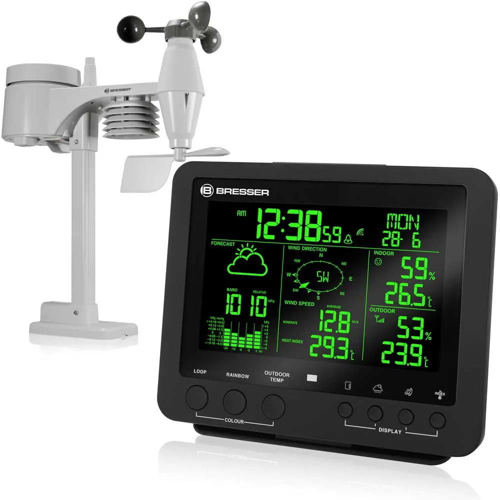 Bresser 7002520 Cm3000 5 Väderstation, Black, One Size, EU Plug 220V