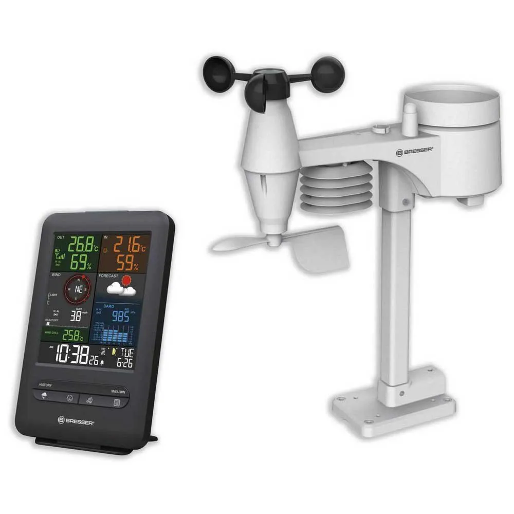 Bresser 7002525 Väderstation, White, One Size
