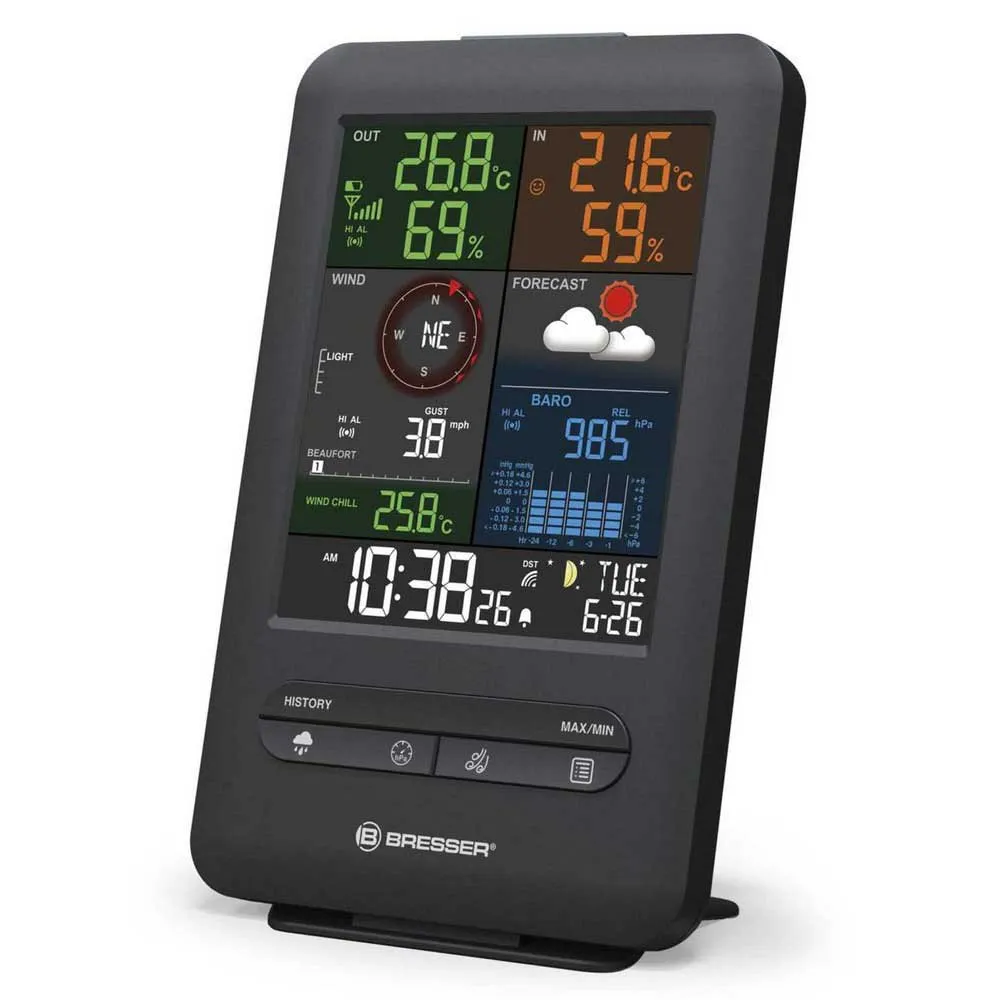Bresser 7002525 Väderstation, White, One Size