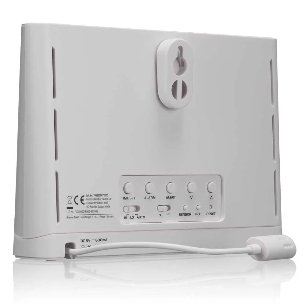 Bresser 7002550gye000 Väderstation, White, One Size, EU Plug 220V