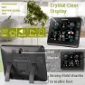 Bresser 7in1 Wifi With Light Intensity And Uv Measurement Function Wsx3001 Cm3lc2 Väderstation, Black, One Size, EU Plug 220V
