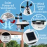 Bresser 7in1 Wifi With Light Intensity And Uv Measurement Function Wsx3001 Cm3lc2 Väderstation, Black, One Size, EU Plug 220V