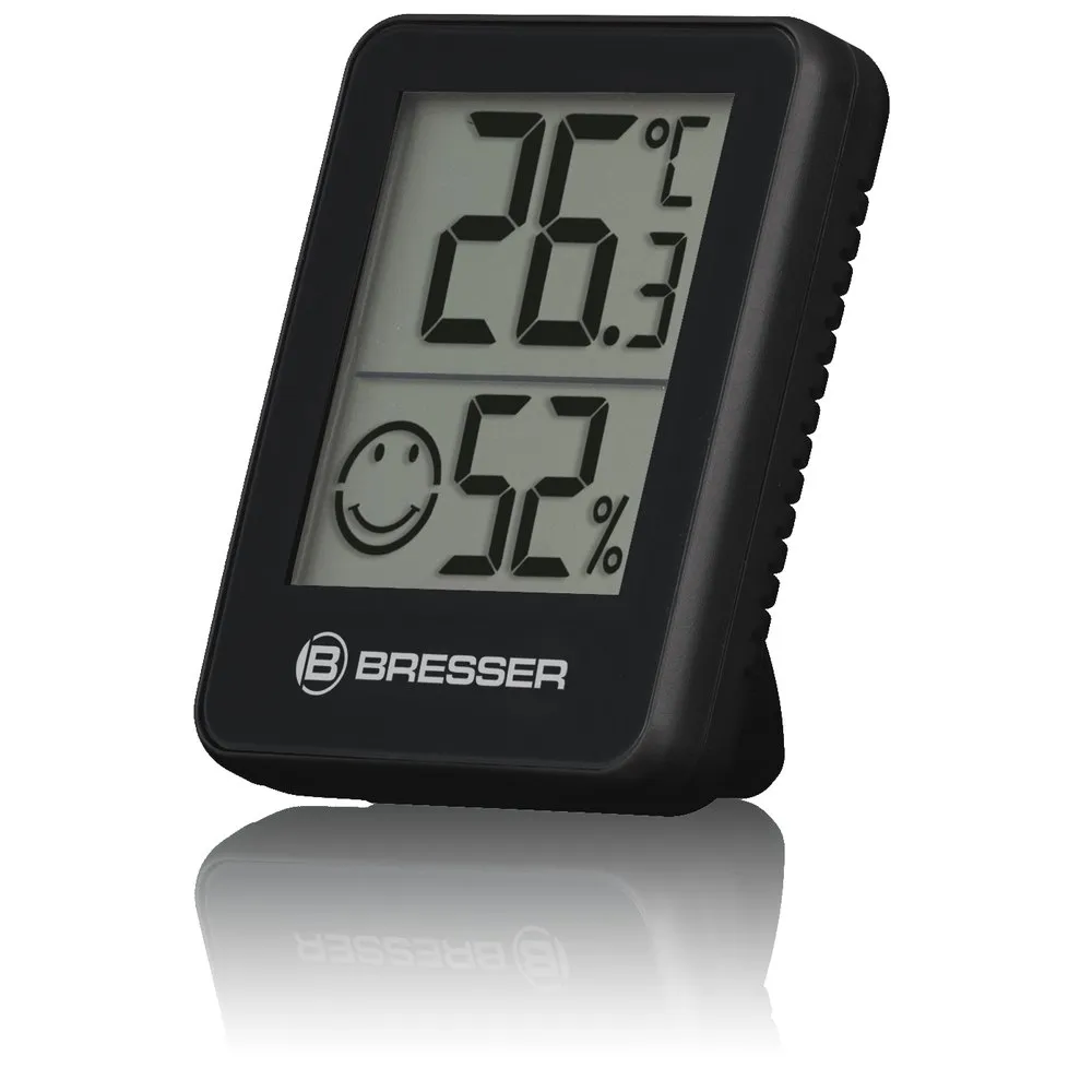 Bresser Climatemp Termometer Och Hygrometer 3 Enheter, Black, One Size
