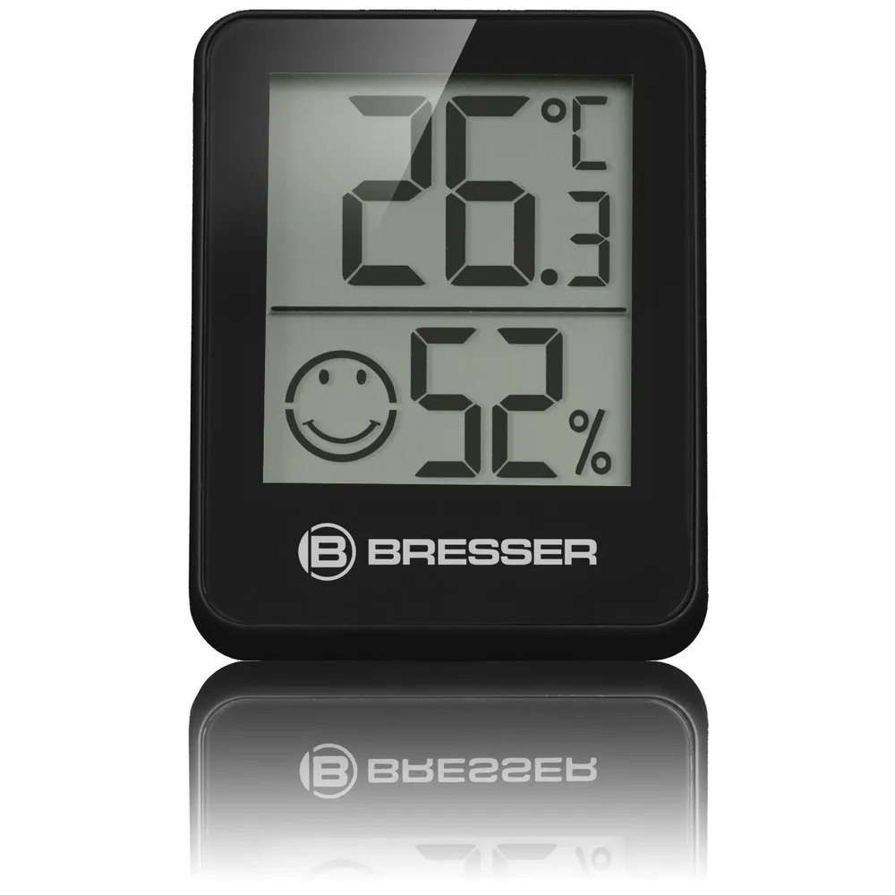 Bresser Climatemp Termometer Och Hygrometer 3 Enheter, Black, One Size