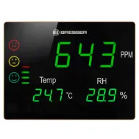 Bresser Co2-mätare Leende Trafikljus Extra Stor Led-skärm Bresser Co2-mätare Leende Trafikljus Extra Stor Led-skärm