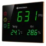 Bresser Co2-mätare Leende Trafikljus Extra Stor Led-skärm, Black / white, One Size