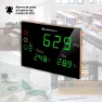 Bresser Co2-mätare Leende Trafikljus Extra Stor Led-skärm, Black / white, One Size