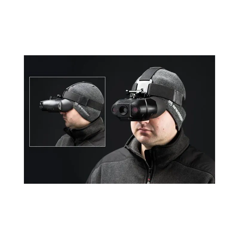 Bresser Digital Nattkikare 1x Med Huvudfäste Refurbished, Black, One Size