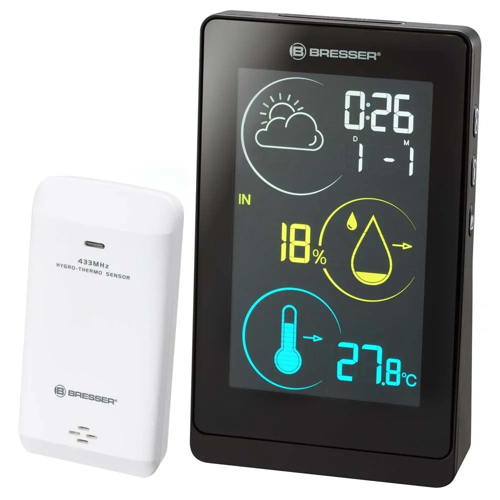 Bresser Meteo H Väderstation, White / black, One Size